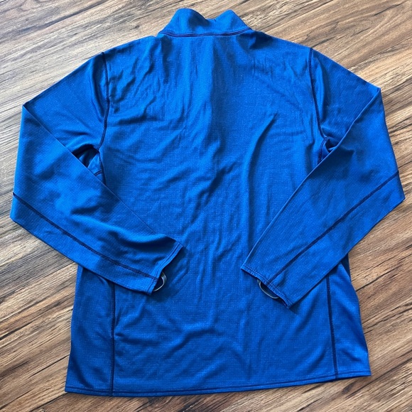 Patagonia Mens Mid Weight Quarter Zip Capilene Baselayer Polartec Blue Size XL - Picture 5 of 7
